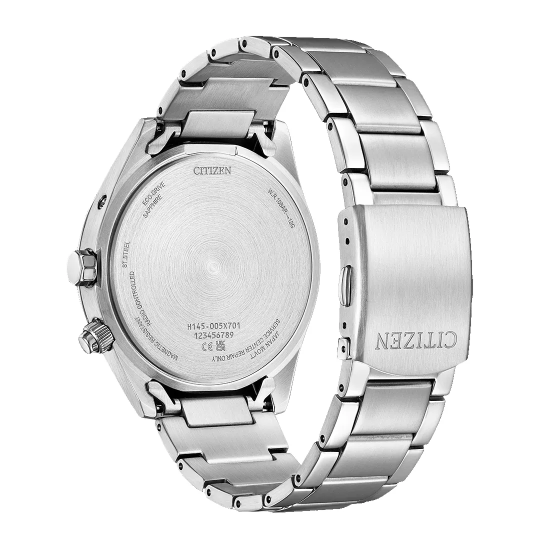 Citizen Perpetual World Time GMT CB0270-87A White Dial 43mm Stainless Steel Men's Watch