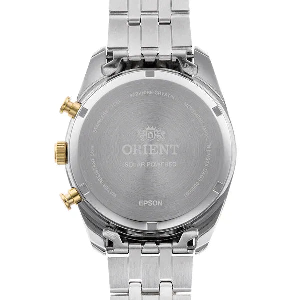 Orient Contemporary Solar RA-TX0302S10B White Dial 40mm Stainless Steel Men's Watch