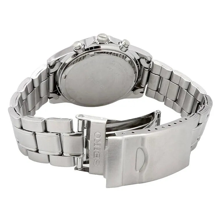 Seiko Spirit SBTR005 Chronograph Black Dial Stainless Steel Men's Watch