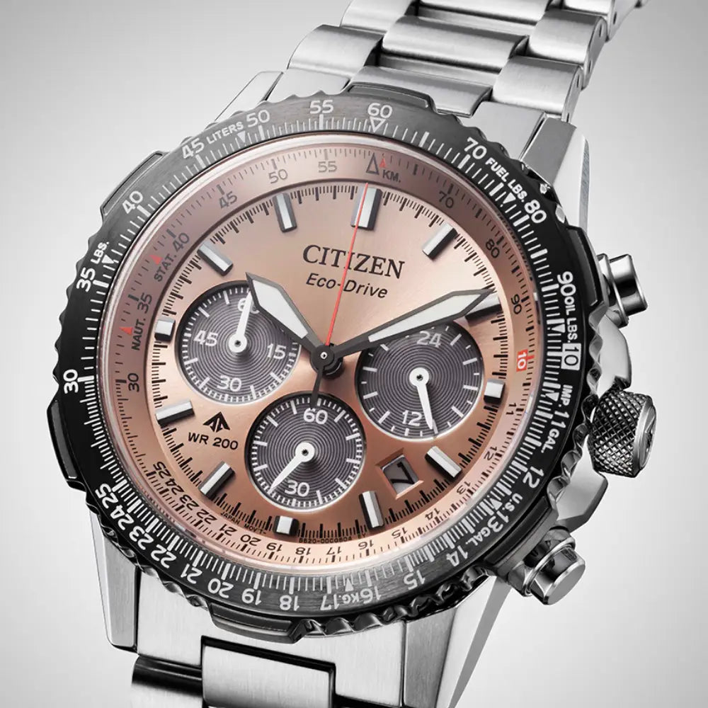Citizen Promaster Navihawk CA4664-60X Copper Dial 40mm Stainless Steel Men's Watch