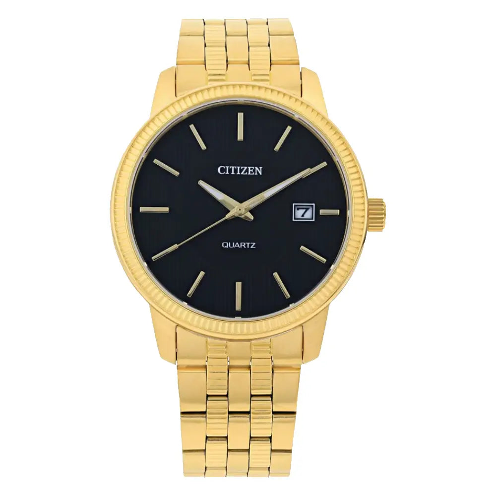 Citizen Quartz DZ0052-51E Quartz Black Dial Stainless Steel Men's Watch