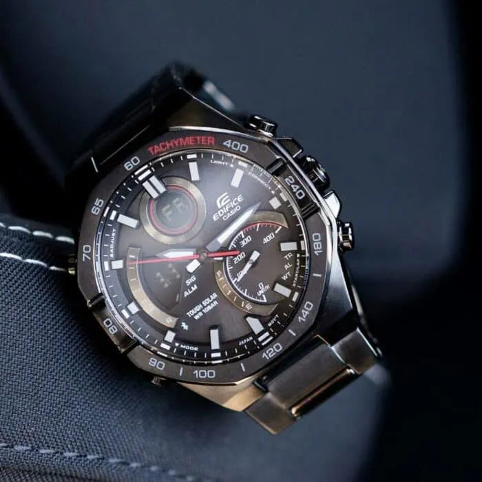 Casio Edifice Smartphone Link ECB-950DC-1ADF Black Dial 48mm Stainless Steel Men's Watch