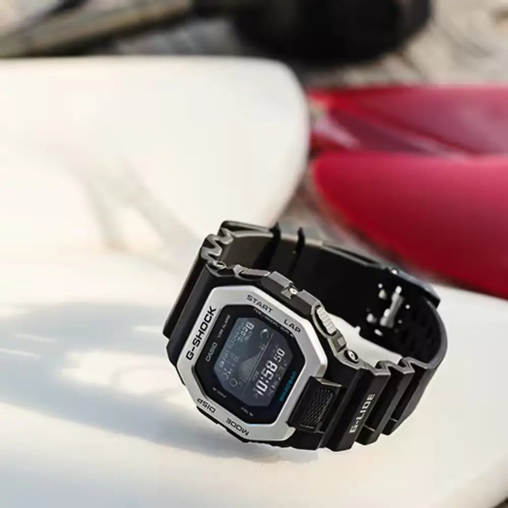 Casio G-Shock G-Lide GBX-100-1DR Black Dial Resin Men's Watch