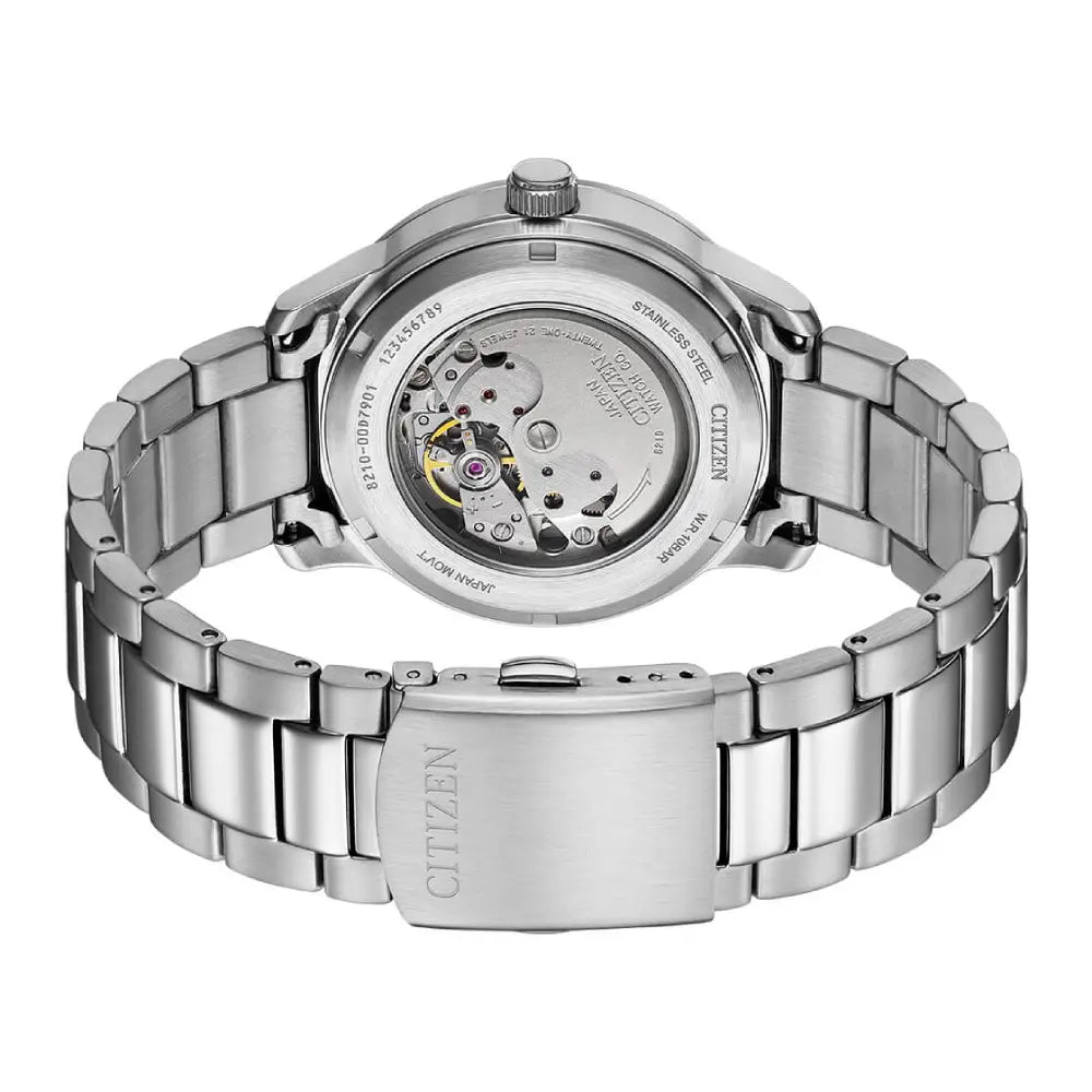 Citizen Automatic NJ0191-83E Black Dial 40mm Stainless Steel Men's Watch
