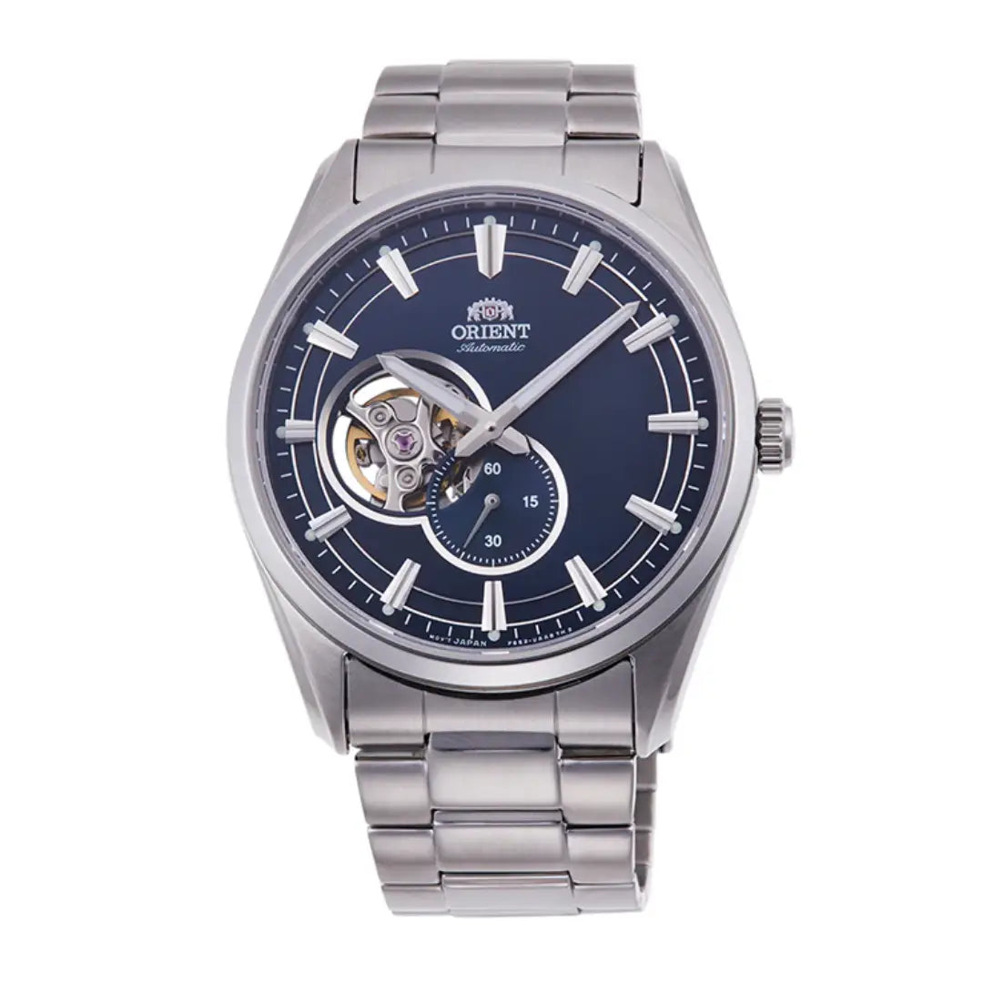 Orient Contemporary Open Heart RA-AR0003L30B Blue Dial Stainless Steel Men's Watch