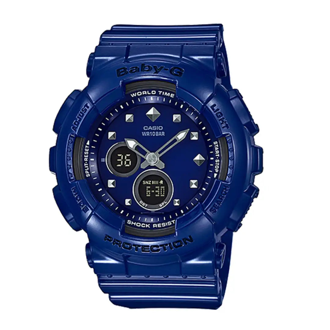 Casio Baby-G Series BA-125-2A Blue Dial Resin Strap Women's Watch