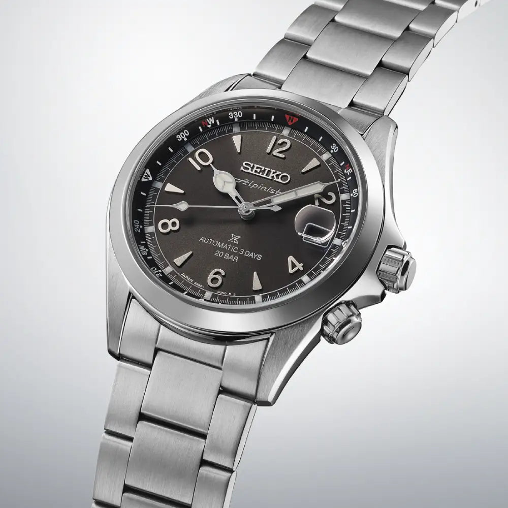 Seiko Prospex SPB505J1 (SBDC209) Automatic Alpinist "Summit Black" Black Dial 39.5mm Stainless Steel Men's Watch