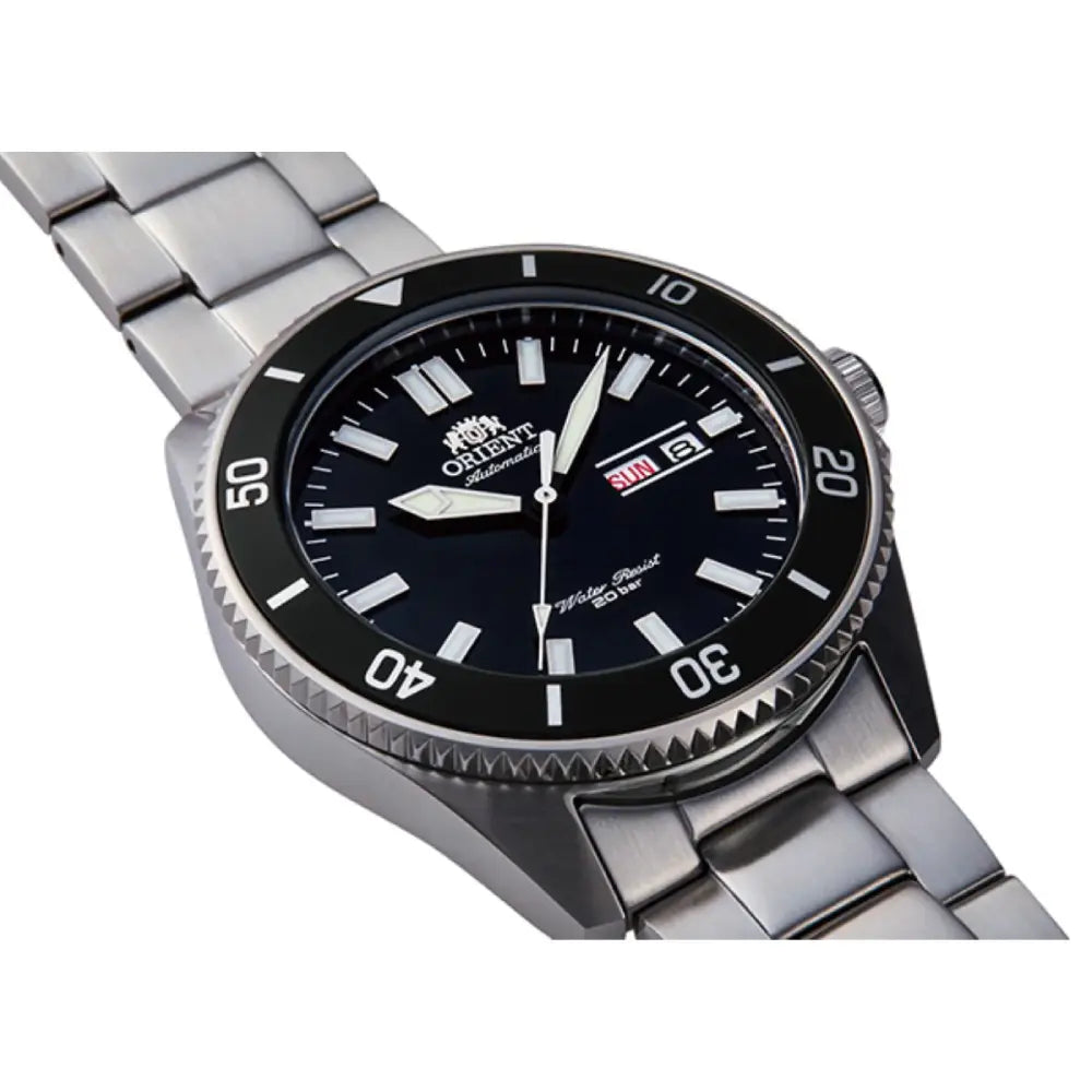 Orient Sports "Kano" RA-AA0008B Black Dial 44mm Stainless Steel Men's Watch