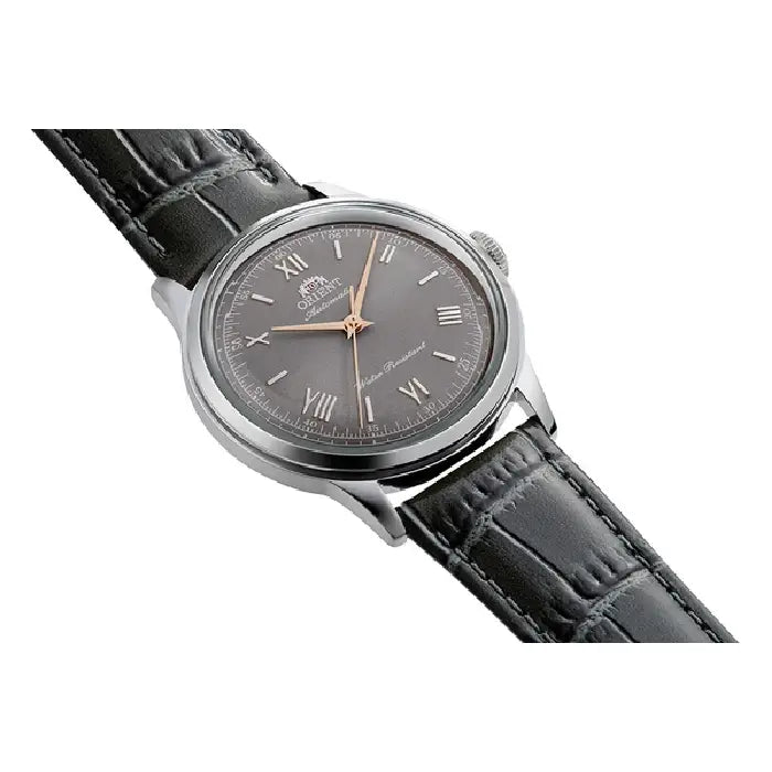 Orient Classic Bambino Limited Edition (3,300 Pcs) Automatic RA-BB0006N Grey Dial 38.4mm Leather Strap Men's Watch