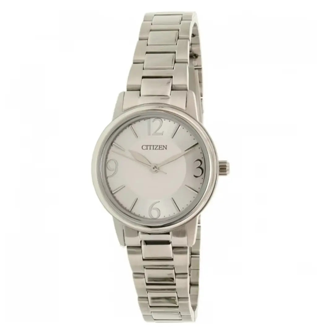 Citizen Quartz Analog EL3070-54A White Dial 30mm Stainless Steel Women's Watch
