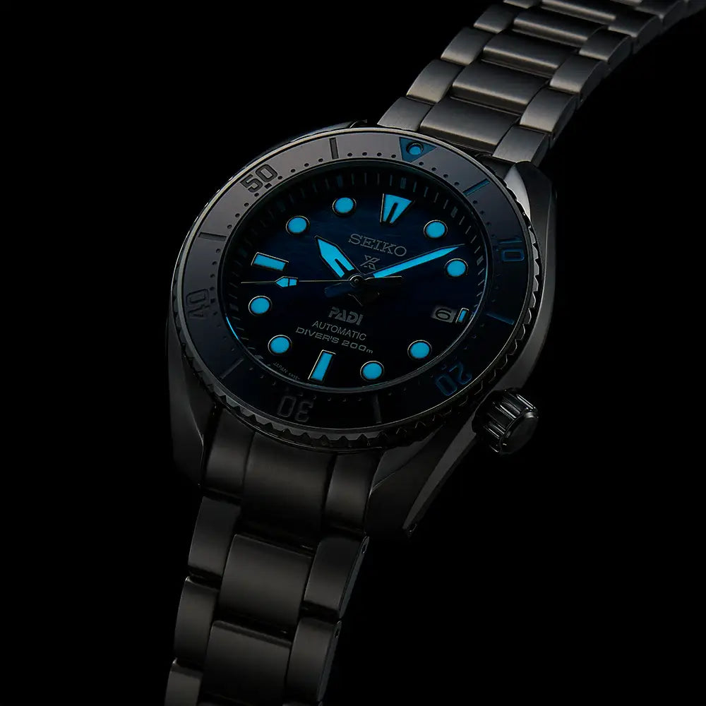 Seiko Prospex SPB375J1 Automatic Diver Special Edition "Great Blue Sumo Scuba PADI" Blue Dial 45.0mm Stainless Steel Men's Watch