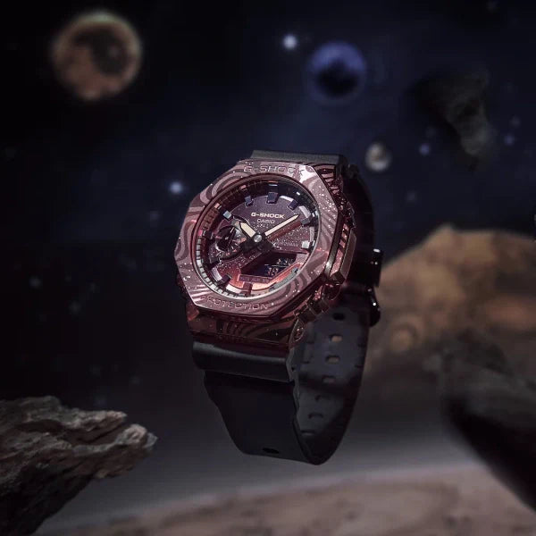 Casio G-Shock Casual GM-2100MWG-1ADR Purple Dial Resin Men's Watch