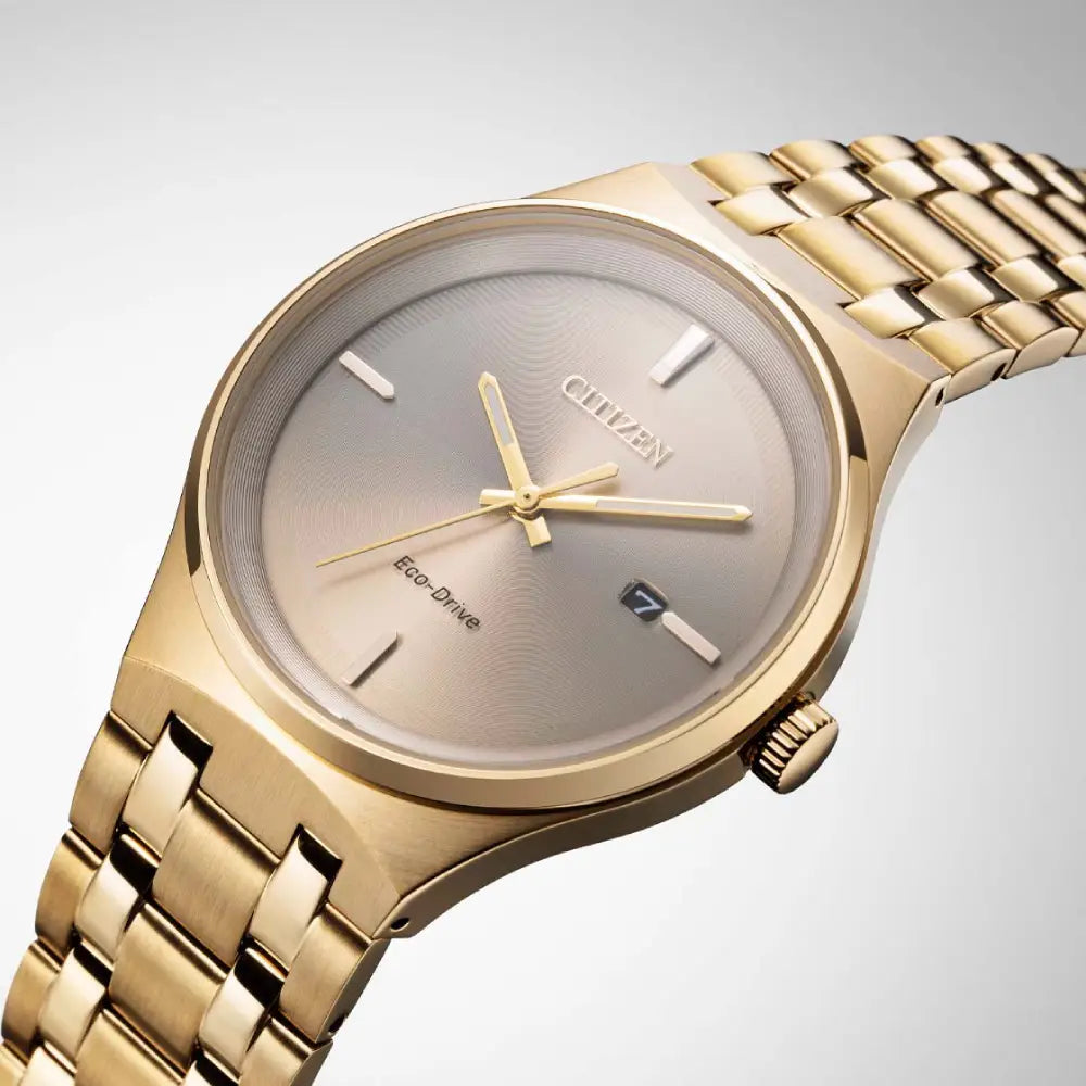 Citizen Eco-Drive Axiom BM7653-50Q Rose Gold Dial 40mm Stainless Steel Men's Watch