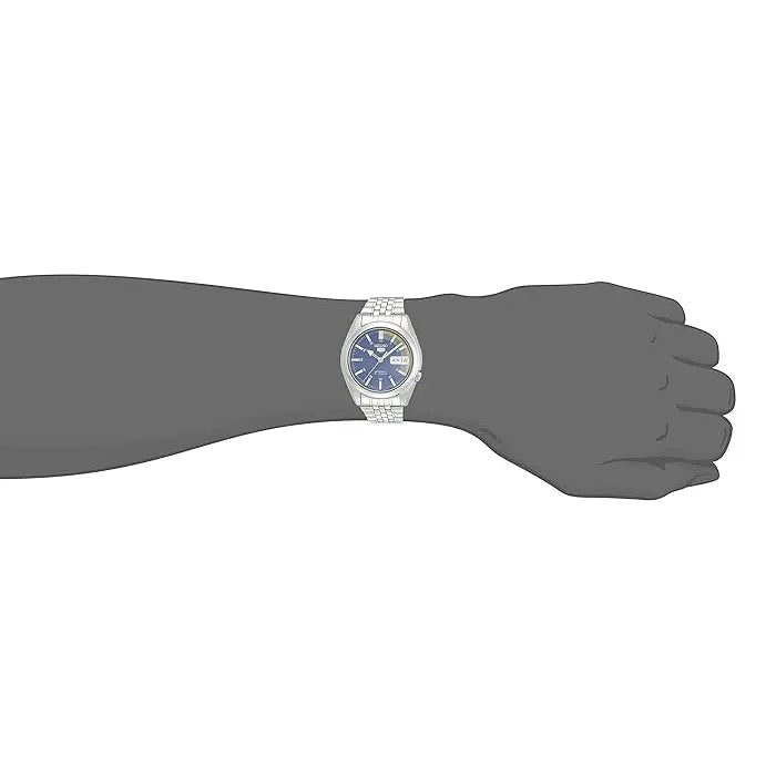 Seiko 5 SNK371K1 Automatic 21 Jewels Blue Dial 37mm Stainless Steel Men's Watch