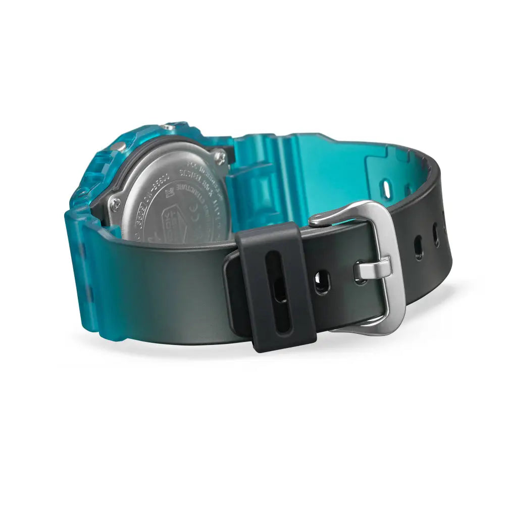 Casio G-Shock DW-B5600G-2DR Digital Dial 43mm Translucent Blue Resin Men's Watch