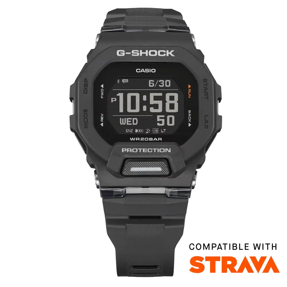 Casio G-Shock G-Squad GBD-200-1DR Black Dial Resin Men's Watch
