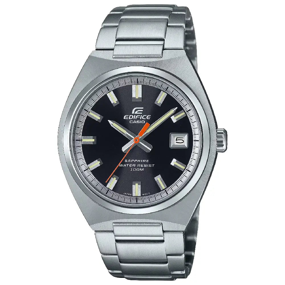Casio Edifice EFB-109D-1AV Black Dial 38.5mm Stainless Steel Men's Watch