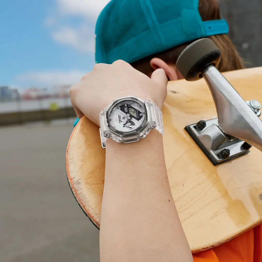 Casio G Shock GA-2140RX-7A 40th Anniversary Analog-Digital Limited Edition Clear Dial Resin Strap Unisex Watch