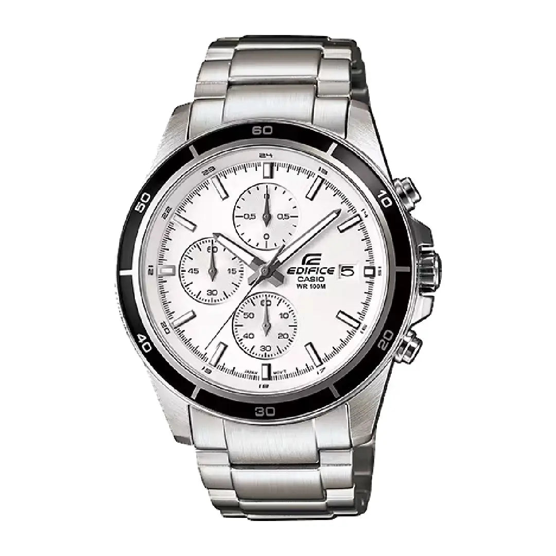 Casio Edifice Chronograph EFR-526D-7AVUDF White Dial 43mm Stainless Steel Men's Watch