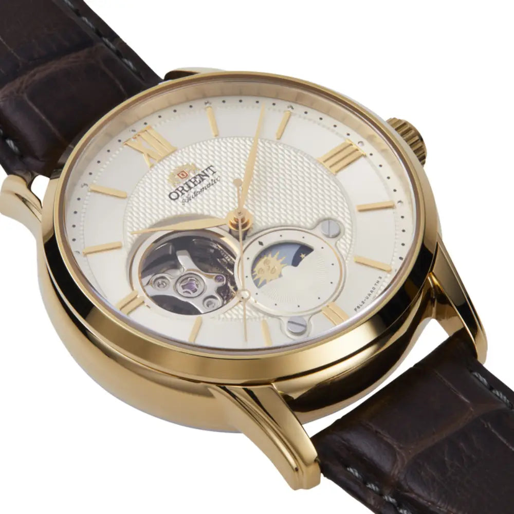 Orient Classic Automatic RA-AS0010S30B White Dial 42mm Leather Strap Men's Watch