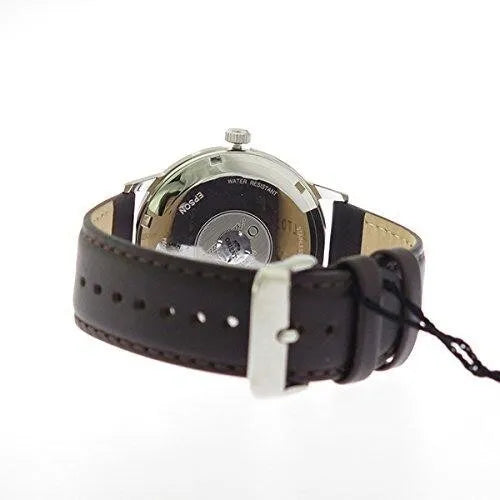 Orient SAC0000EW0 Bambino White Dial Automatic 40.5mm Leather Strap Men's Watch