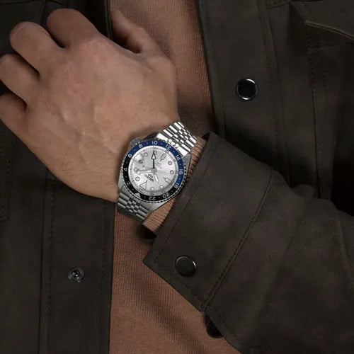 Seiko 5 Sports SSK033K1 GMT Automatic 42.5mm Stainless Steel Men's Watch