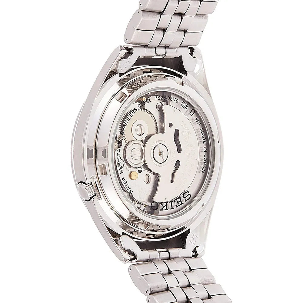 Seiko 5 SNKL19J1 21 Jewels Automatic Grey Dial 38mm Stainless Steel Men's Watch