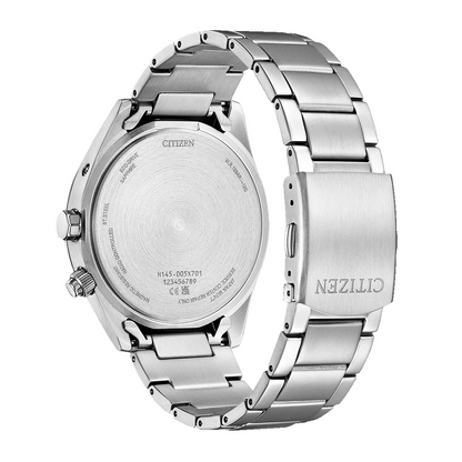 Citizen Perpetual World Time GMT CB0270-87A White Dial 43mm Stainless Steel Men's Watch