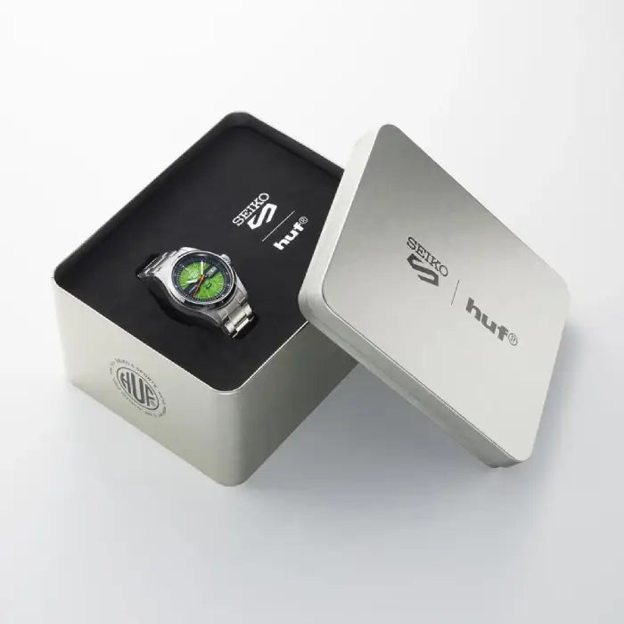 Seiko 5 Sports SBSA323 (SRPM09) Field HUF Limited Edition (7000 Pcs) Green Dial 39.4mm Stainless Steel Men's Watch