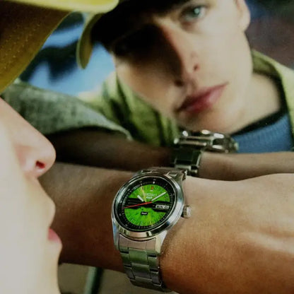 Seiko 5 Sports SBSA323 (SRPM09) Field HUF Limited Edition (7000 Pcs) Green Dial 39.4mm Stainless Steel Men's Watch