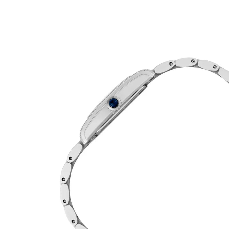Seiko Conceptual SWR091P1 (Seiko Tank) Rectangular Case White Dial 22.7mm Stainless Steel Women's Watch detail view