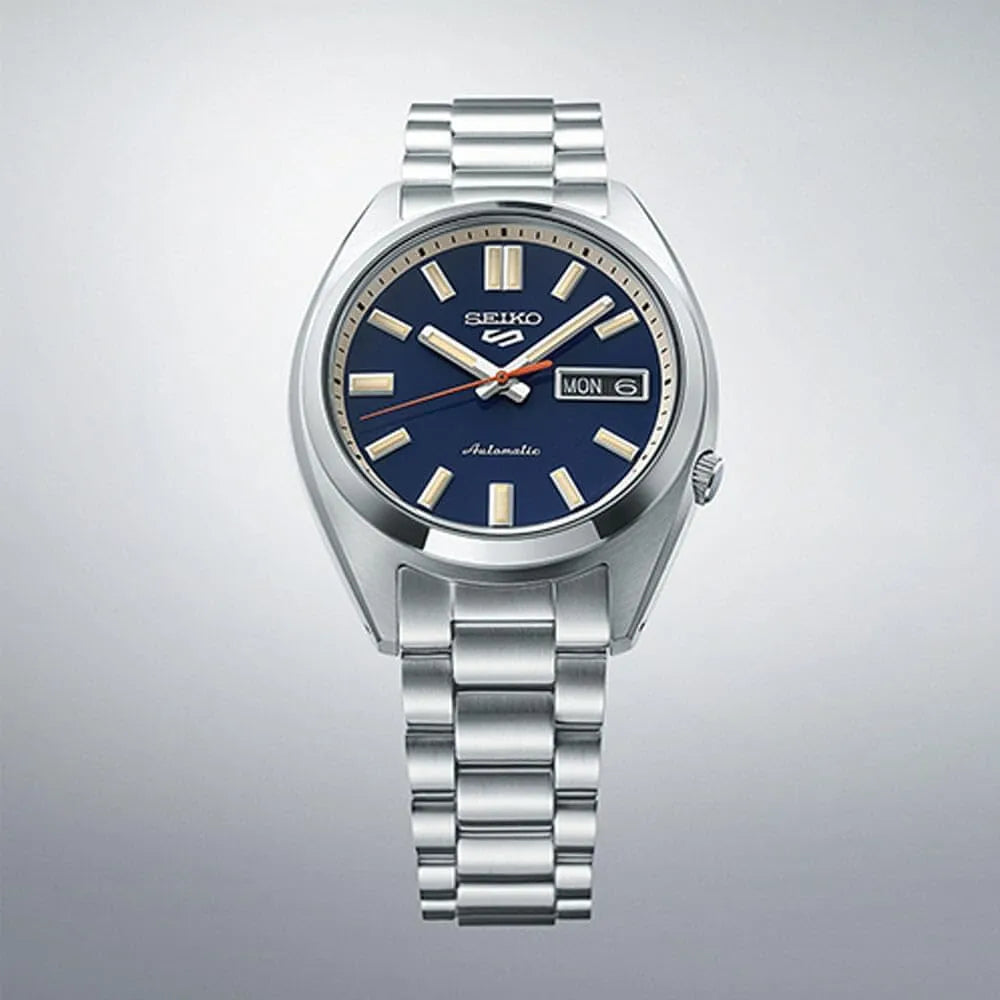 Seiko 5 Sports Series SRPK87 Blue Dial Automatic 37.4mm Stainless Steel Men's Watch