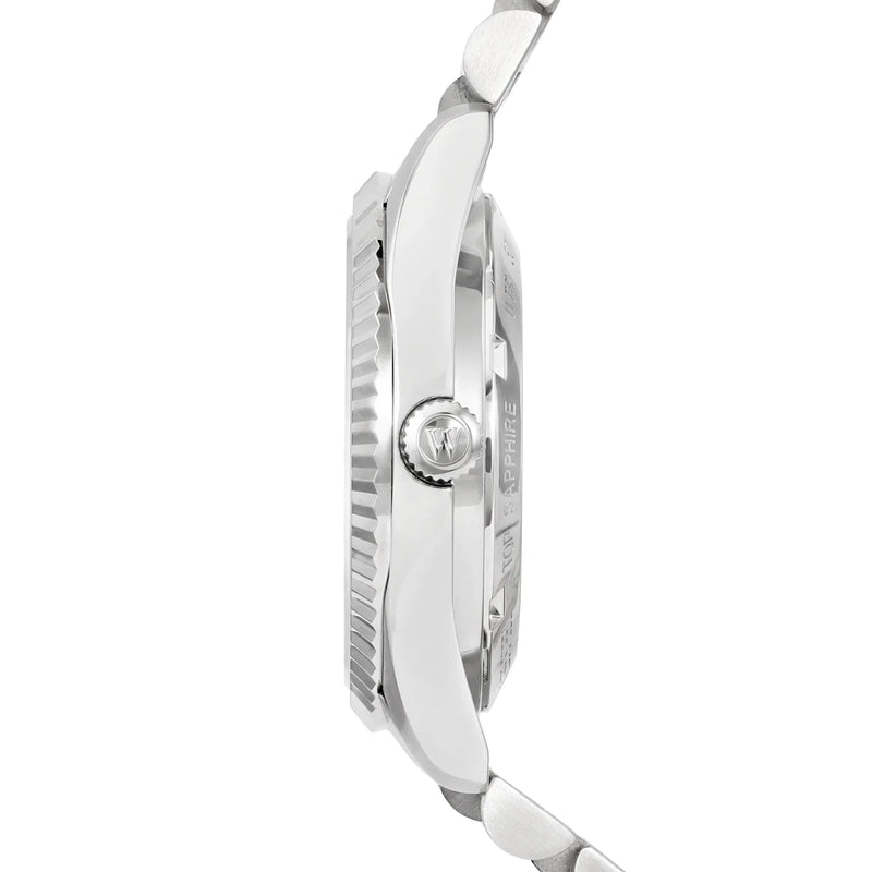 West End The Classics Automatic 6858.10.3330Y Green Dial & Two-Tone Stainless Steel Women's Watch detail view