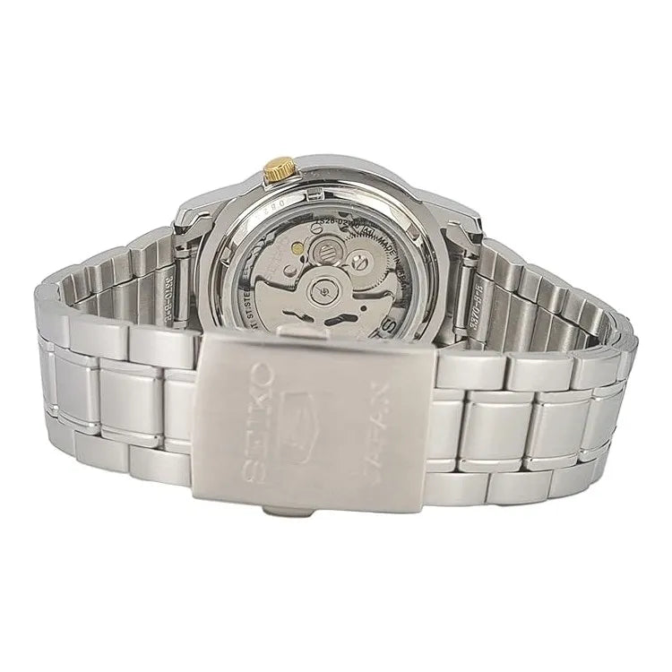 Seiko 5 SNKK19J1 Automatic Luminous Dial 38mm Stainless Steel Men's Watch