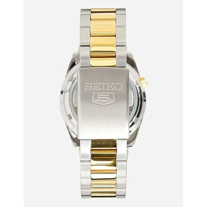 Seiko 5 SNKE04J1 White Dial Dual-Tone Stainless Steel Men's Watch