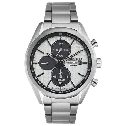 Seiko SSC769P1 Chronograph Solar White Dial Stainless Steel Men's Watch