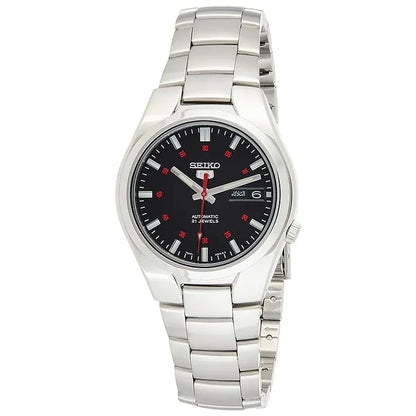 Seiko 5 SNK617K1 Automatic Black Dial Stainless Steel Men's Watch