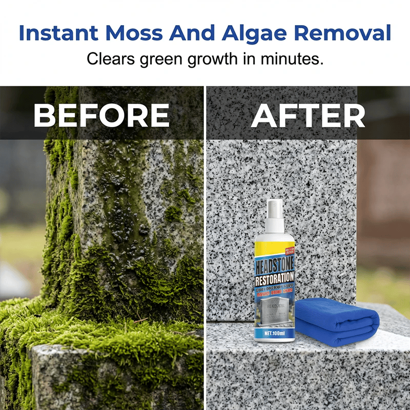 ⏰🎁Headstone Restoration & Cleaning Spray-100ML detail view