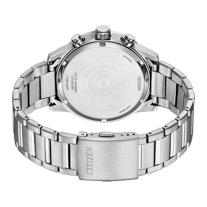 Citizen Quartz AN3688-58H Chronograph Grey Dial 44mm Stainless Steel Men's Watch