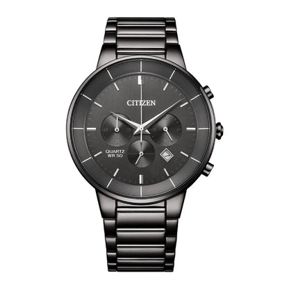 Citizen Quartz Chronograph AN8227-53H Grey Dial Stainless Steel Men's Watch