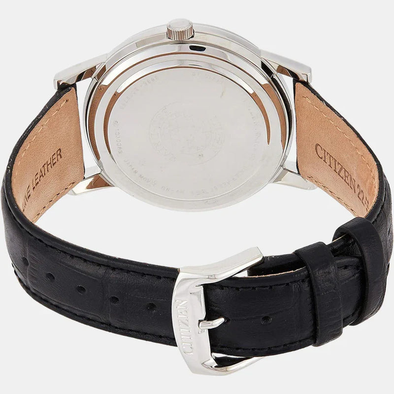 Citizen Eco-Drive Multi-Dial AO9000-06B White Dial  Leather Strap Men's Watch detail view