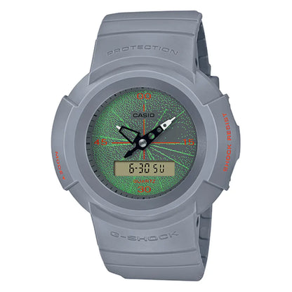 Casio G-Shock Casual AW-500MNT-8ADR Green Dial Stainless Steel Men's Watch