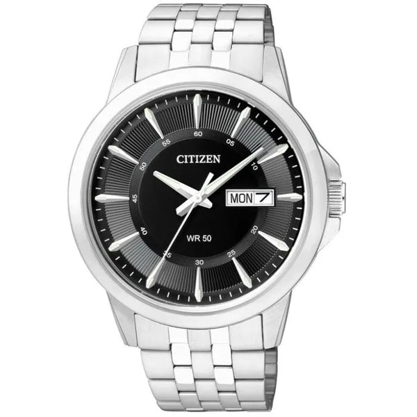 Citizen Quartz BF2011-51E Black Dial Stainless Steel Men's Watch