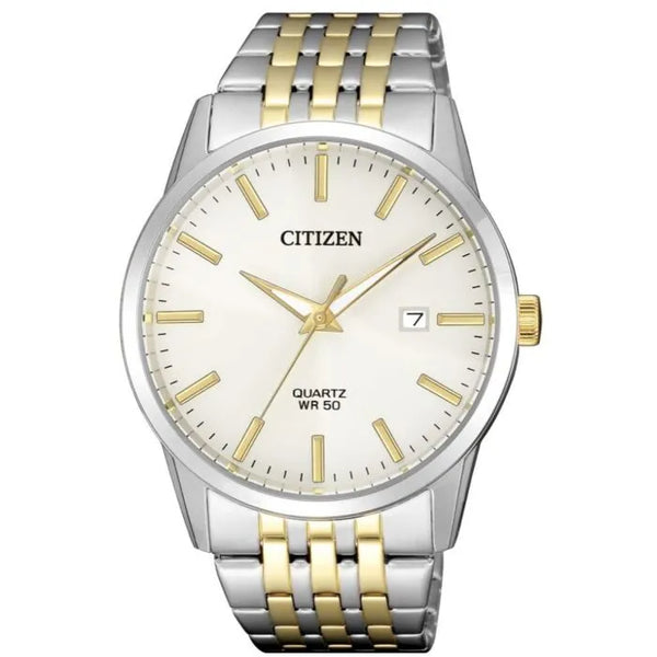 Citizen Quartz BI5006-81P Champagne Dial Gold-Tone Stainless Steel Men's Watch