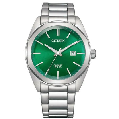 Citizen Quartz BI5110-54X Green Dial 41mm Stainless Steel Men's Watch