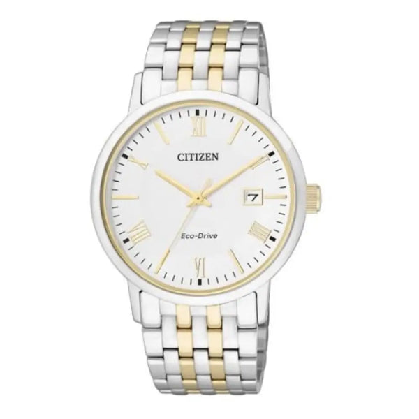 Citizen Eco-Drive BM6774-51A White Dial Two-Tone 37mm Stainless Steel Men's Watch