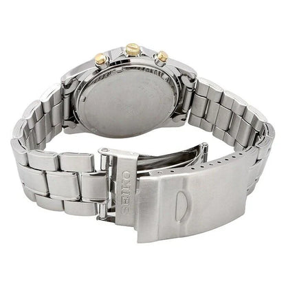Seiko Spirit SBTQ043 Limited Edition Black Dial Stainless Steel Men's Watch