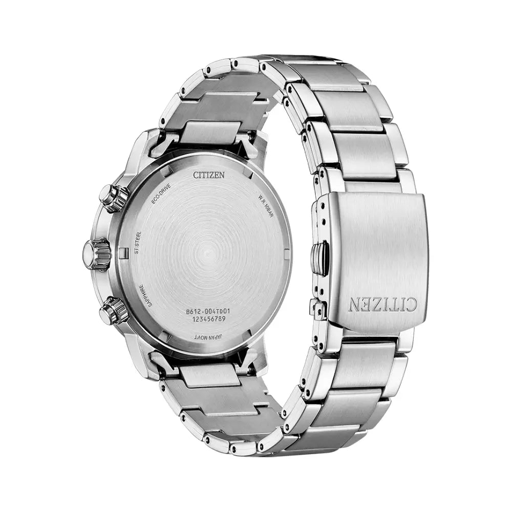 Citizen Chronograph CA0840-87X Green Dial 43mm Stainless Steel Men's Watch