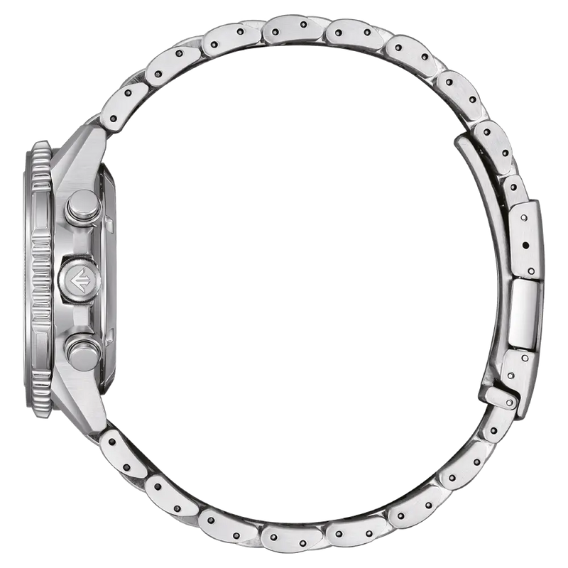 Citizen Promaster Navihawk CA4660-61A Silver Dial Stainless Steel Men's Watch detail view