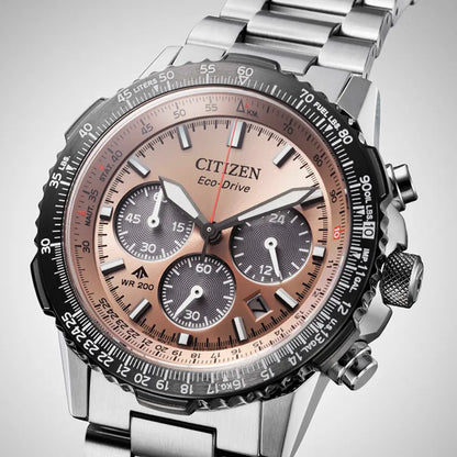 Citizen Promaster Navihawk CA4664-60X Copper Dial 40mm Stainless Steel Men's Watch